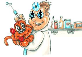 Roger Biduk - Veterinarian Dollar Signs Eyes Vaccinations